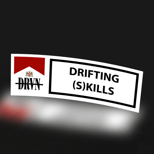 DRVN Drifting (S)KILLS Vinyl Adhesive Sticker