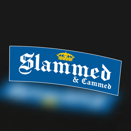 Slammed & Cammed Vinyl Adhesive Sticker