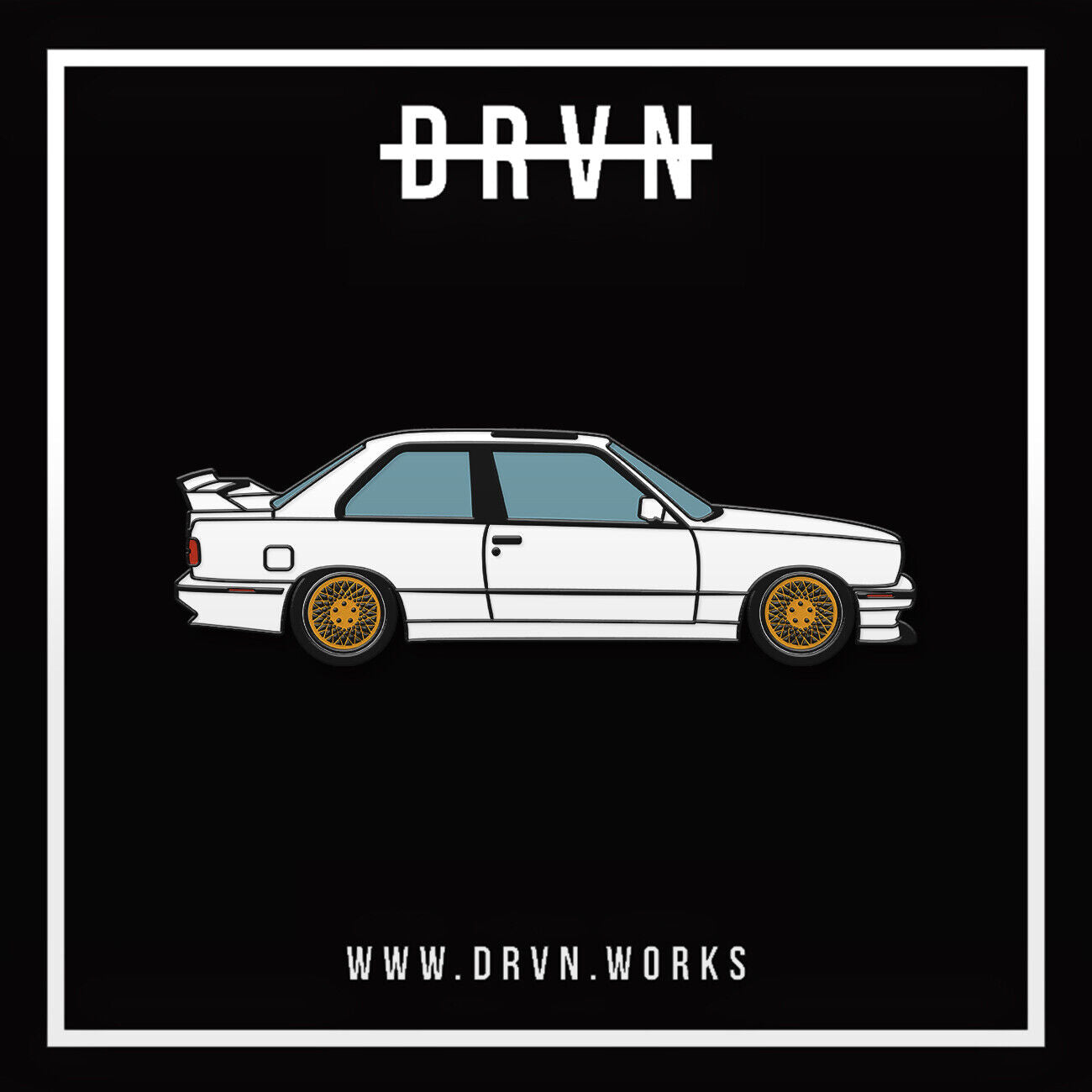 BMW E30 M3 Hard Enamel Pin